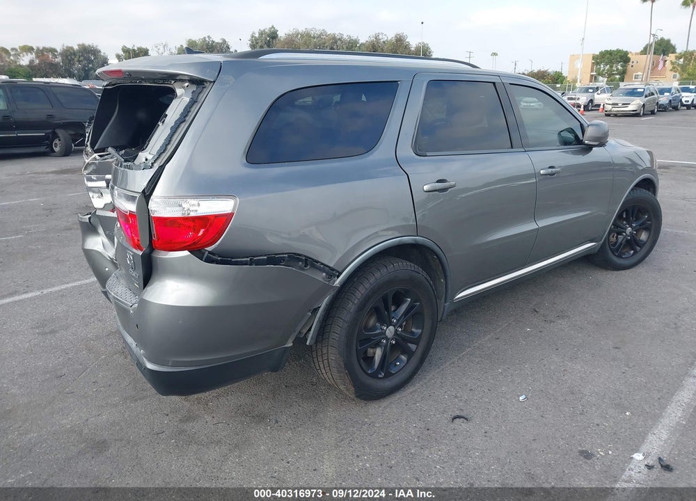 2012 DODGE DURANGO CREW VIN: 1C4RDHDG6CC116985