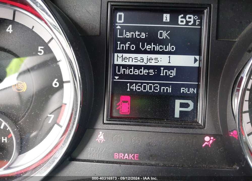 2012 DODGE DURANGO CREW VIN: 1C4RDHDG6CC116985