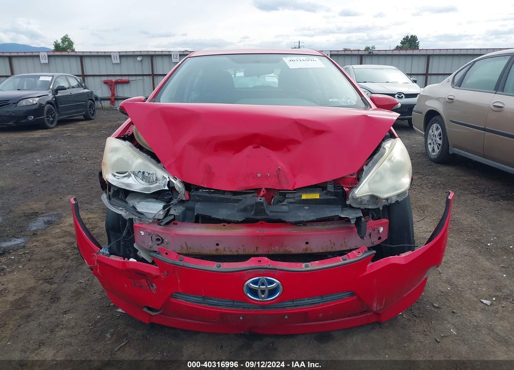 2012 TOYOTA PRIUS C TWO VIN: JTDKDTB3XC1503104