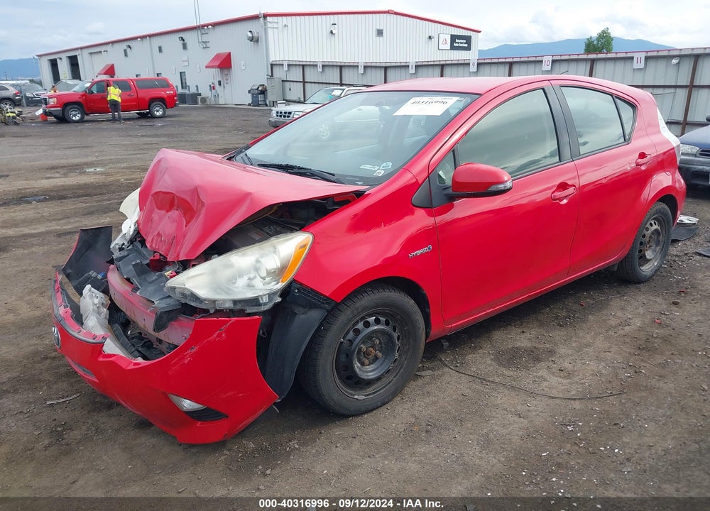 2012 TOYOTA PRIUS C TWO VIN: JTDKDTB3XC1503104