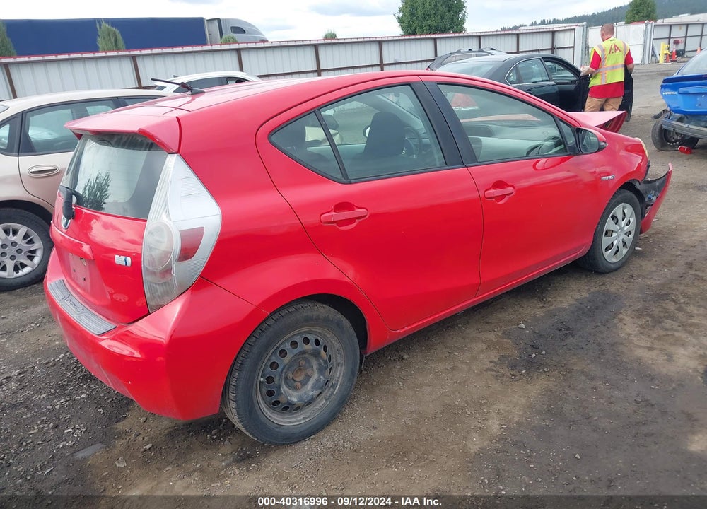 2012 TOYOTA PRIUS C TWO VIN: JTDKDTB3XC1503104
