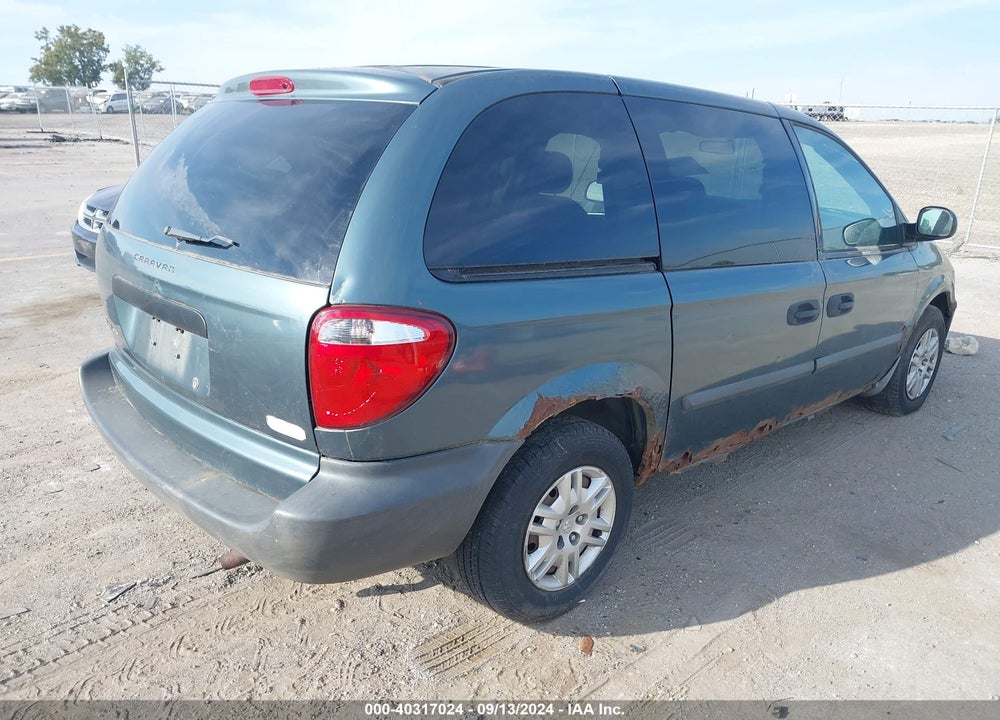 2006 DODGE CARAVAN VIN: 1D8GP25RX6B554335