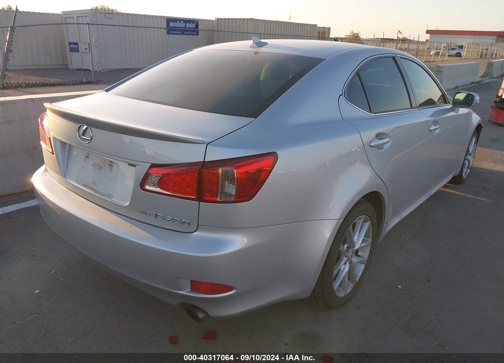 2011 LEXUS IS 250 VIN: JTHCF5C27B2035467