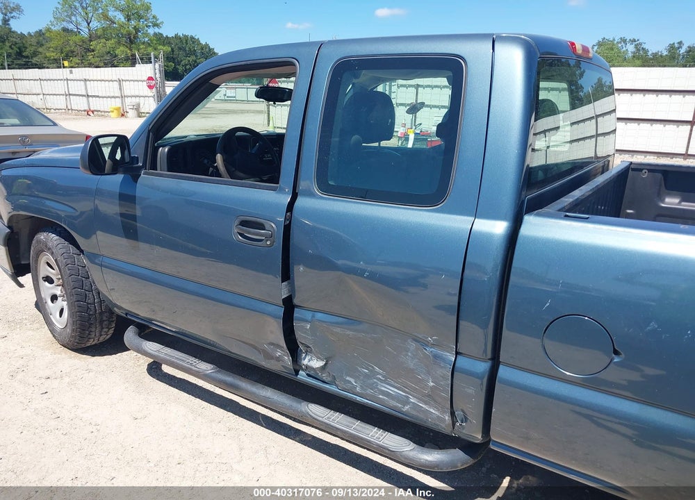 2006 CHEVROLET SILVERADO 1500 WORK TRUCK VIN: 1GCEC19X96Z252773