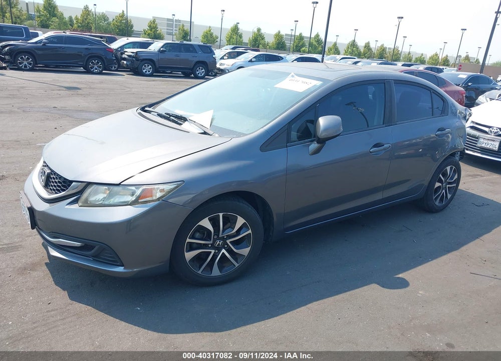 2013 HONDA CIVIC EX VIN: 19XFB2F85DE220437