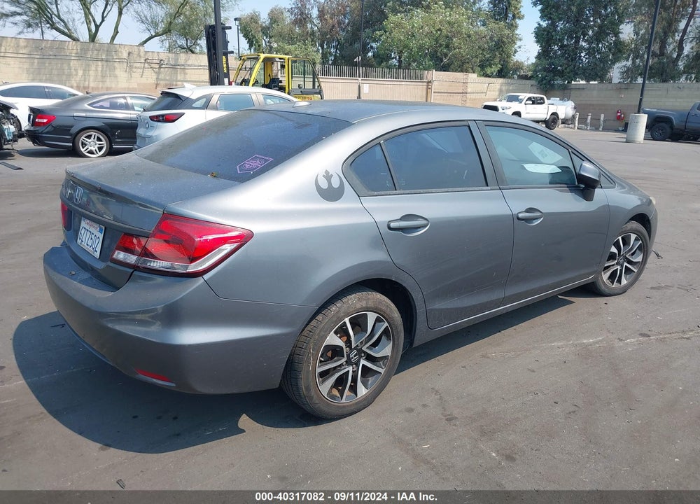 2013 HONDA CIVIC EX VIN: 19XFB2F85DE220437