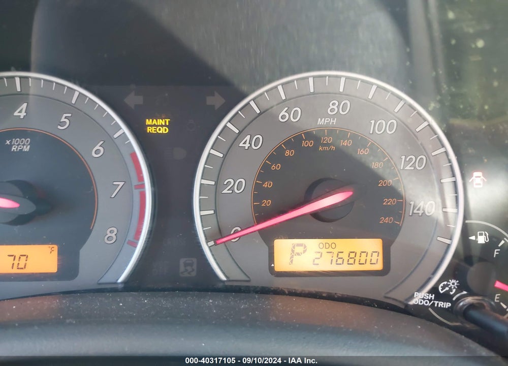 2010 TOYOTA COROLLA S VIN: 2T1BU4EE5AC471447