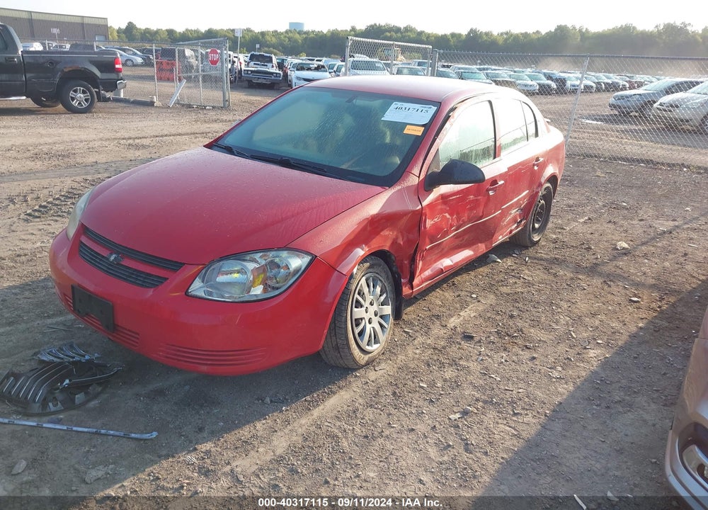 2010 CHEVROLET COBALT LS VIN: 1G1AB5F50A7115388