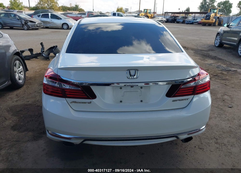 2016 HONDA ACCORD SPORT VIN: 1HGCR2F55GA180261