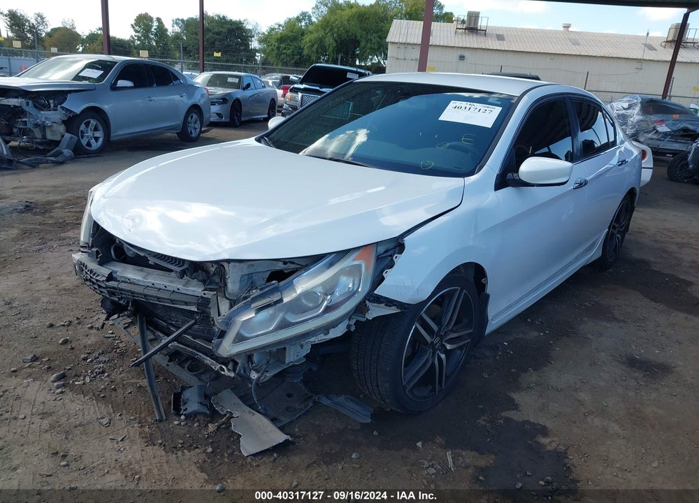 2016 HONDA ACCORD SPORT VIN: 1HGCR2F55GA180261