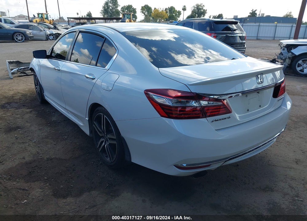 2016 HONDA ACCORD SPORT VIN: 1HGCR2F55GA180261