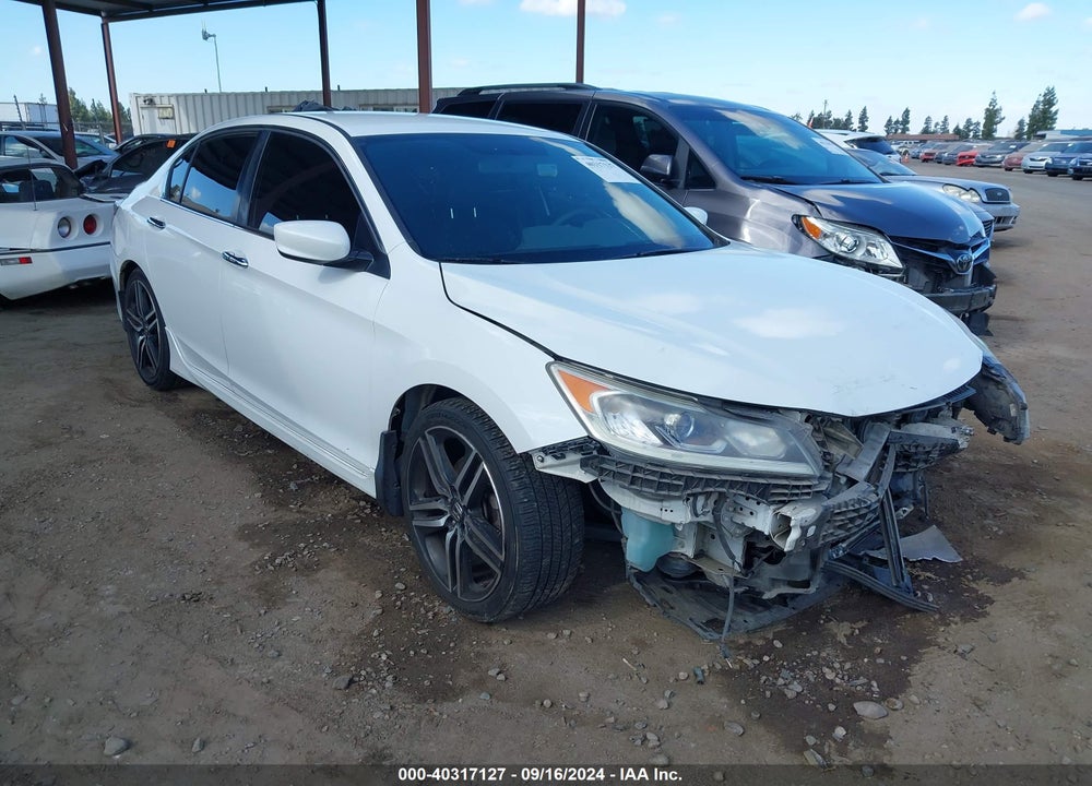 2016 HONDA ACCORD SPORT VIN: 1HGCR2F55GA180261