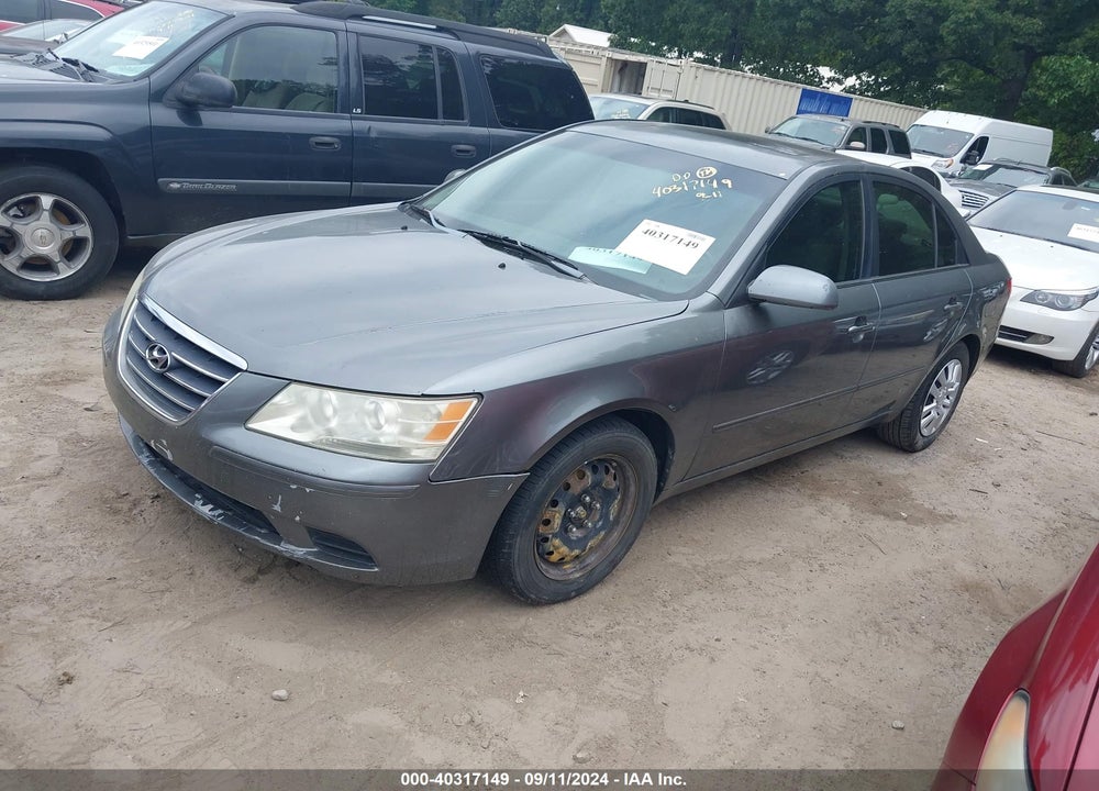 2009 HYUNDAI SONATA GLS V6 VIN: 5NPET46F19H459330