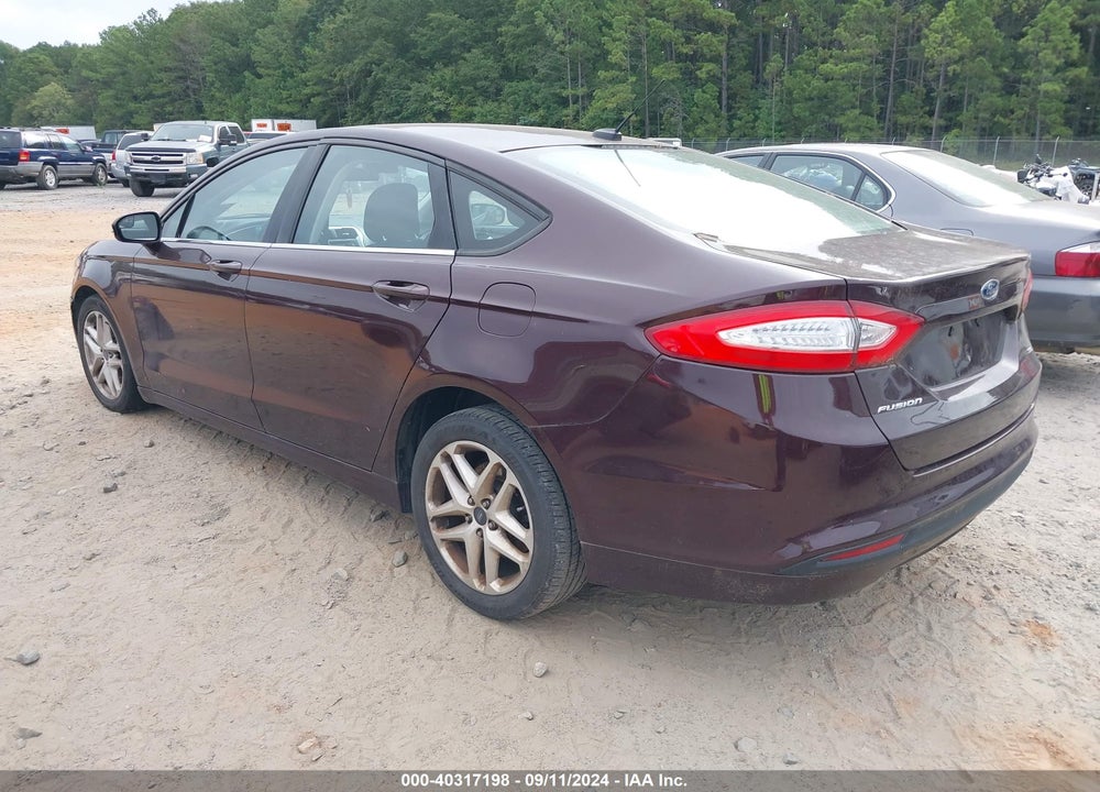2013 FORD FUSION SE VIN: 3FA6P0H78DR321951