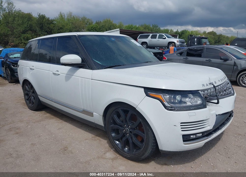 2014 LAND ROVER RANGE ROVER 5.0L V8 SUPERCHARGED/5.0L V8 SUPERCHARGED EBONY EDITION VIN: SALGS2TF6EA153867