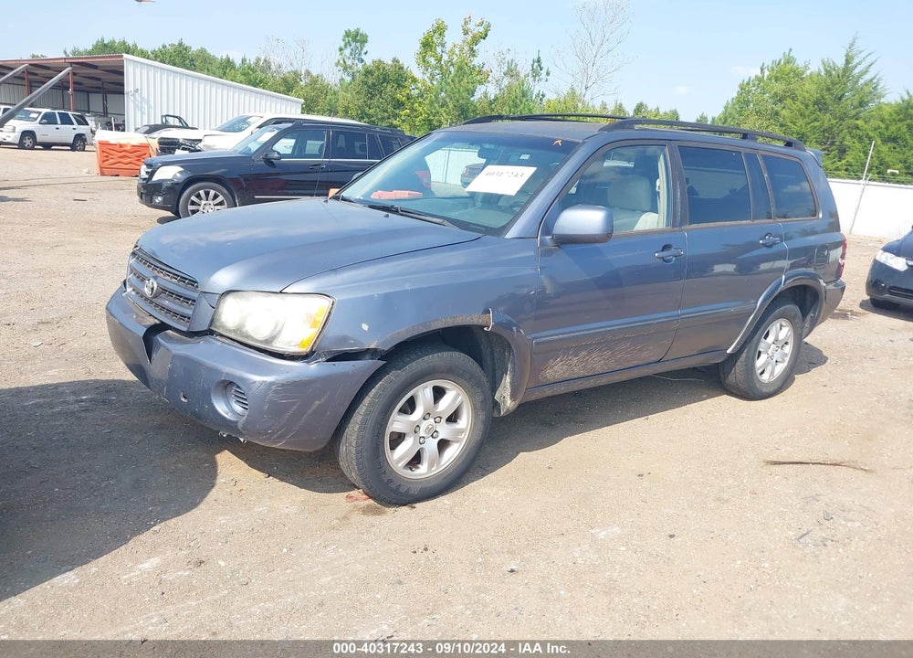 2003 TOYOTA HIGHLANDER V6 VIN: JTEHF21A430117066