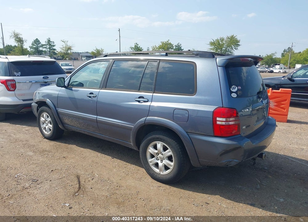 2003 TOYOTA HIGHLANDER V6 VIN: JTEHF21A430117066