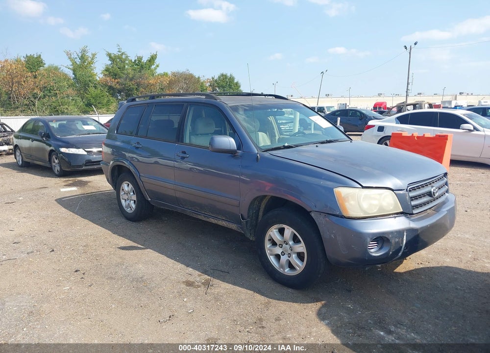 2003 TOYOTA HIGHLANDER V6 VIN: JTEHF21A430117066