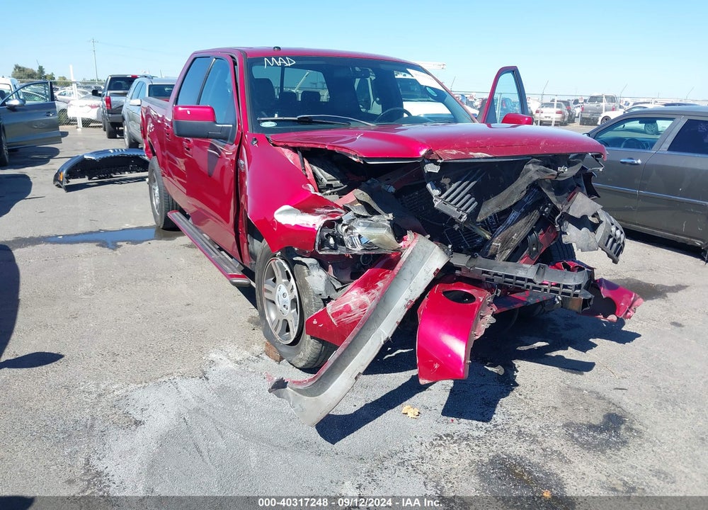 2008 FORD F-150 60TH ANNIVERSARY/FX2/KING RANCH/LARIAT/LIMITED/XLT VIN: 1FTPW12578KB70738