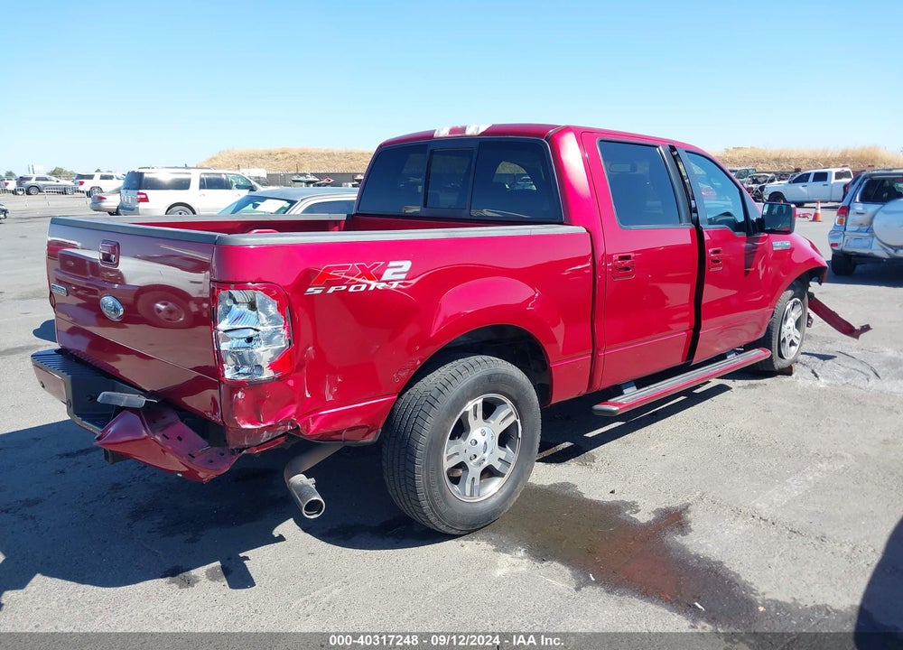 2008 FORD F-150 60TH ANNIVERSARY/FX2/KING RANCH/LARIAT/LIMITED/XLT VIN: 1FTPW12578KB70738