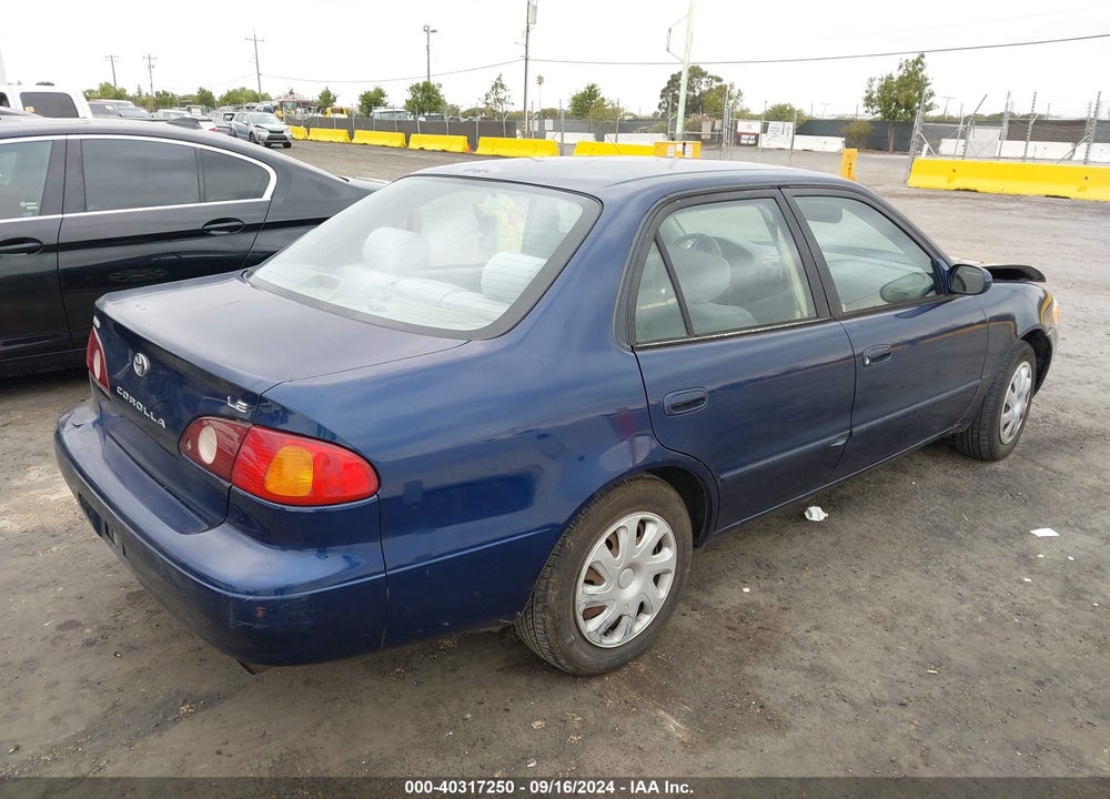 2001 TOYOTA COROLLA LE VIN: 2T1BR12E01C513382