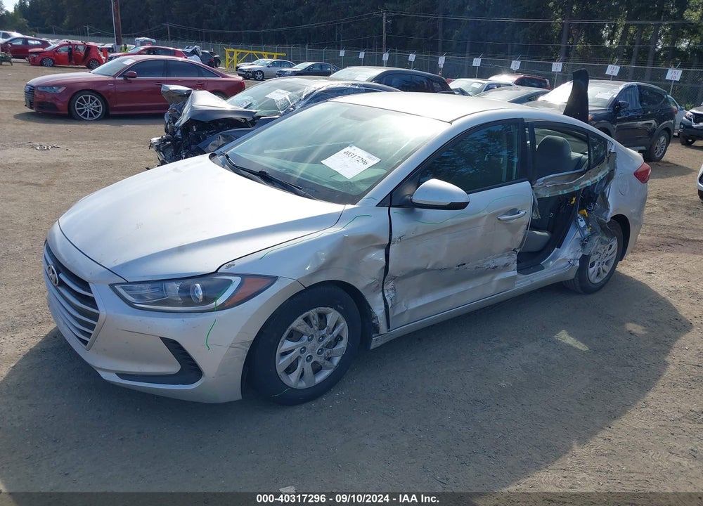 2018 HYUNDAI ELANTRA SE VIN: 5NPD74LF6JH266020