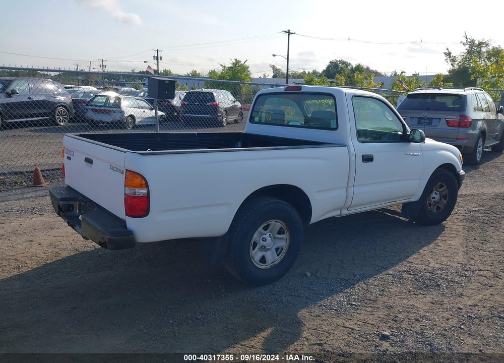 2004 TOYOTA TACOMA VIN: 5TENL42N44Z453377