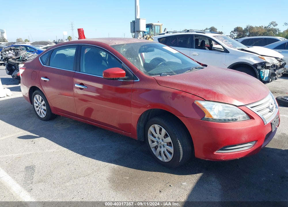 2014 NISSAN SENTRA S VIN: 3N1AB7APXEY240949