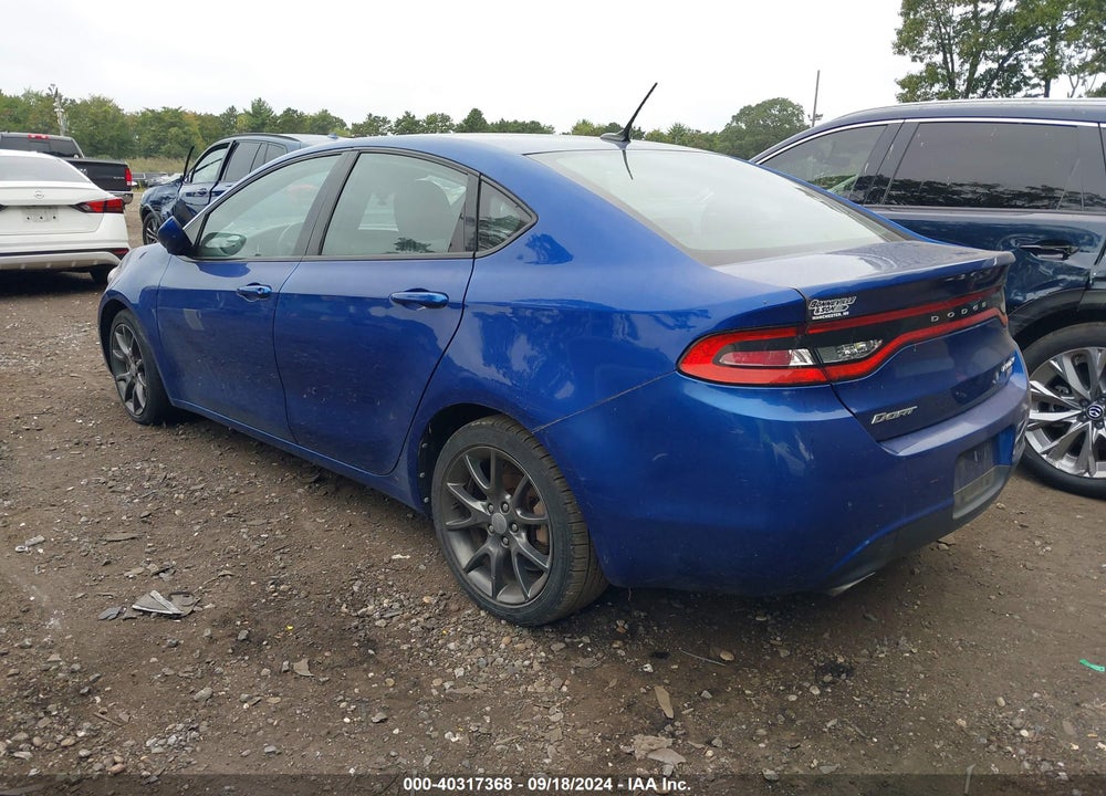 2013 DODGE DART RALLYE VIN: 1C3CDFBH5DD153192