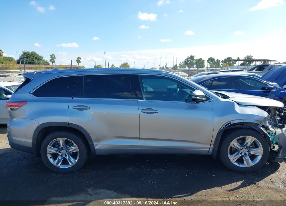 2014 TOYOTA HIGHLANDER LIMITED PLATINUM V6 VIN: 5TDDKRFH0ES047708