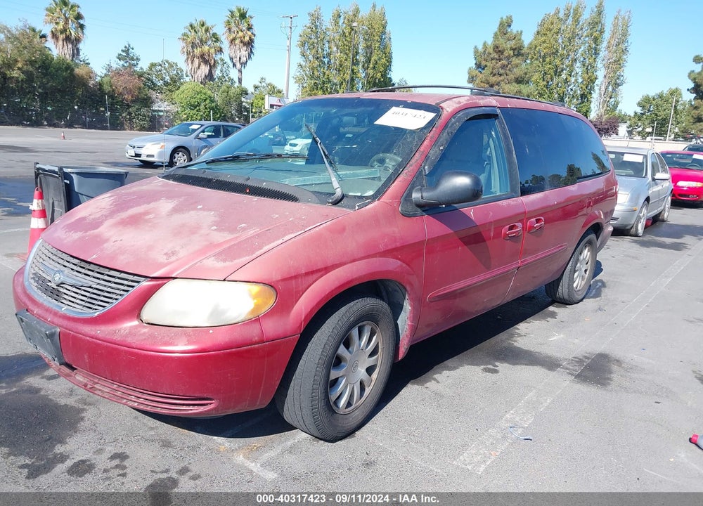 2003 CHRYSLER TOWN & COUNTRY EX VIN: 2C8GP74L63R192492