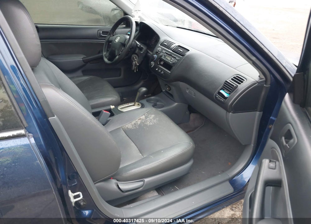 2001 HONDA CIVIC EX VIN: JHMES26741S002161