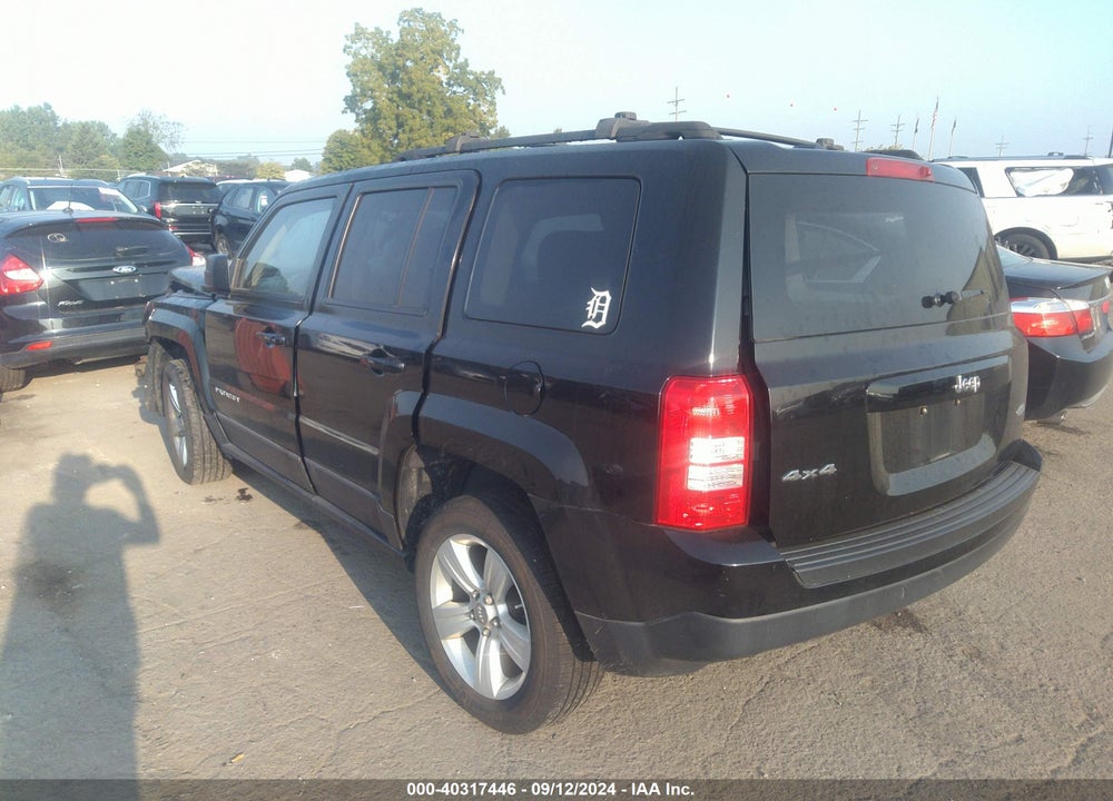 2012 JEEP PATRIOT LATITUDE VIN: 1C4NJRFB0CD663615