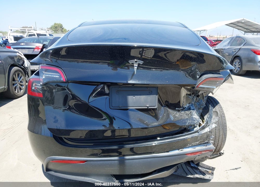 2021 TESLA MODEL Y LONG RANGE DUAL MOTOR ALL-WHEEL DRIVE VIN: 5YJYGAEE0MF299487