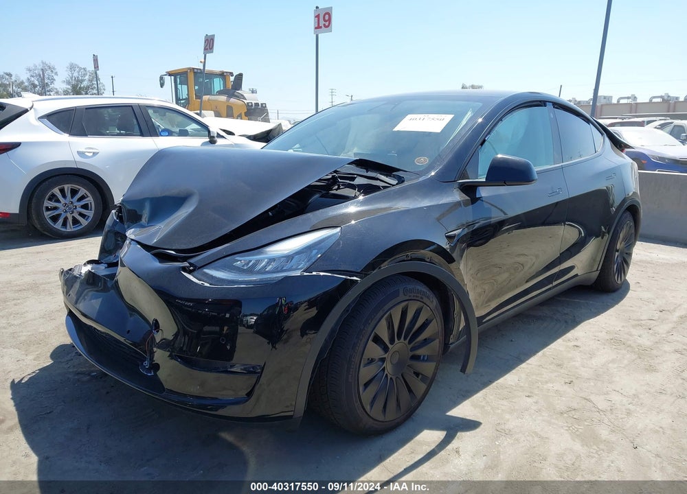 2021 TESLA MODEL Y LONG RANGE DUAL MOTOR ALL-WHEEL DRIVE VIN: 5YJYGAEE0MF299487