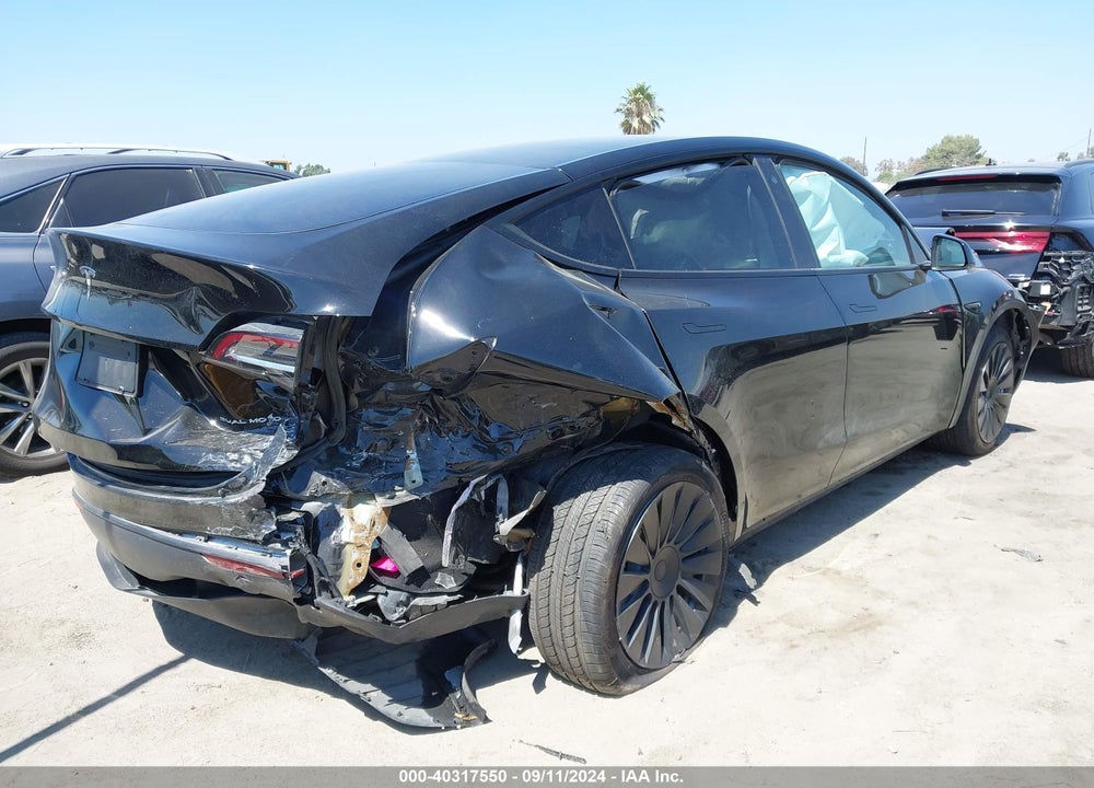2021 TESLA MODEL Y LONG RANGE DUAL MOTOR ALL-WHEEL DRIVE VIN: 5YJYGAEE0MF299487