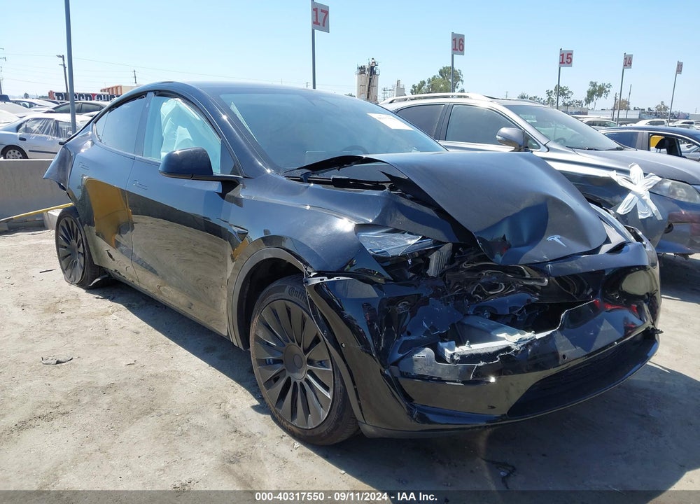 2021 TESLA MODEL Y LONG RANGE DUAL MOTOR ALL-WHEEL DRIVE VIN: 5YJYGAEE0MF299487