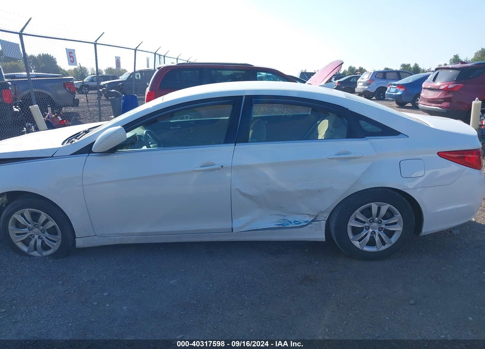 2012 HYUNDAI SONATA GLS VIN: 5NPEB4AC0CH313086