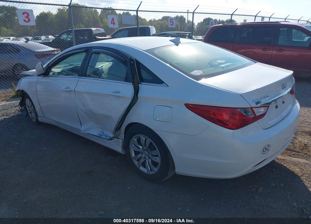 2012 HYUNDAI SONATA GLS VIN: 5NPEB4AC0CH313086