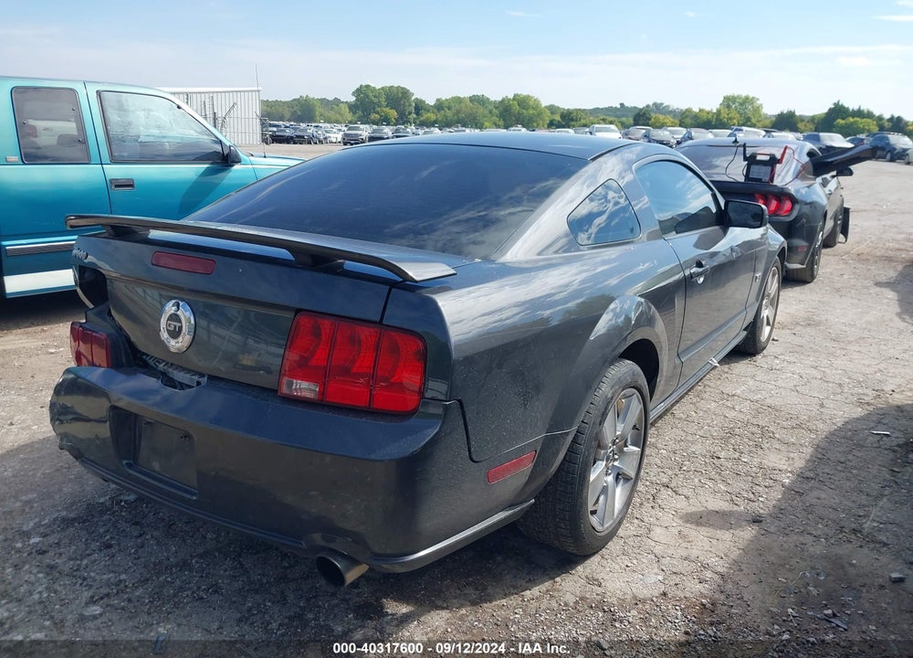 2007 FORD MUSTANG GT DELUXE/GT PREMIUM VIN: 1ZVFT82H075219392
