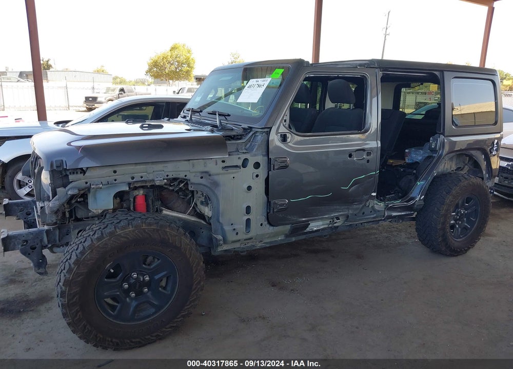 2018 JEEP WRANGLER UNLIMITED SPORT 4X4 VIN: 1C4HJXDG6JW179353