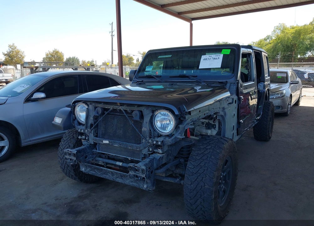 2018 JEEP WRANGLER UNLIMITED SPORT 4X4 VIN: 1C4HJXDG6JW179353