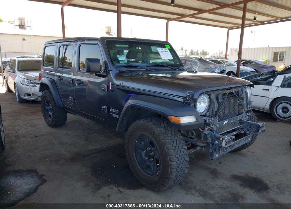 2018 JEEP WRANGLER UNLIMITED SPORT 4X4 VIN: 1C4HJXDG6JW179353