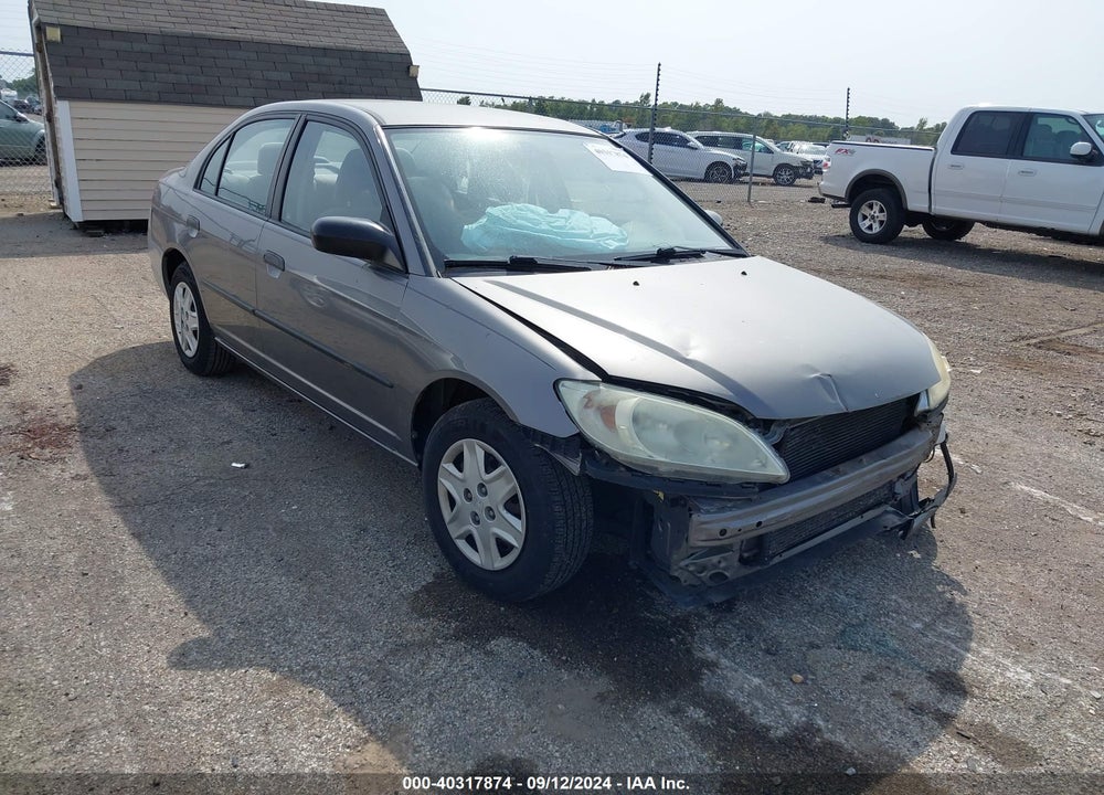 2005 HONDA CIVIC VP VIN: 1HGES16355L017911