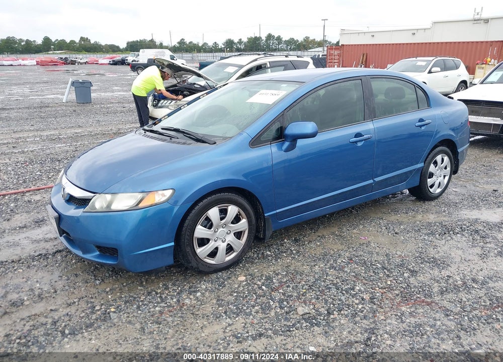 2010 HONDA CIVIC LX VIN: 2HGFA1F51AH314075