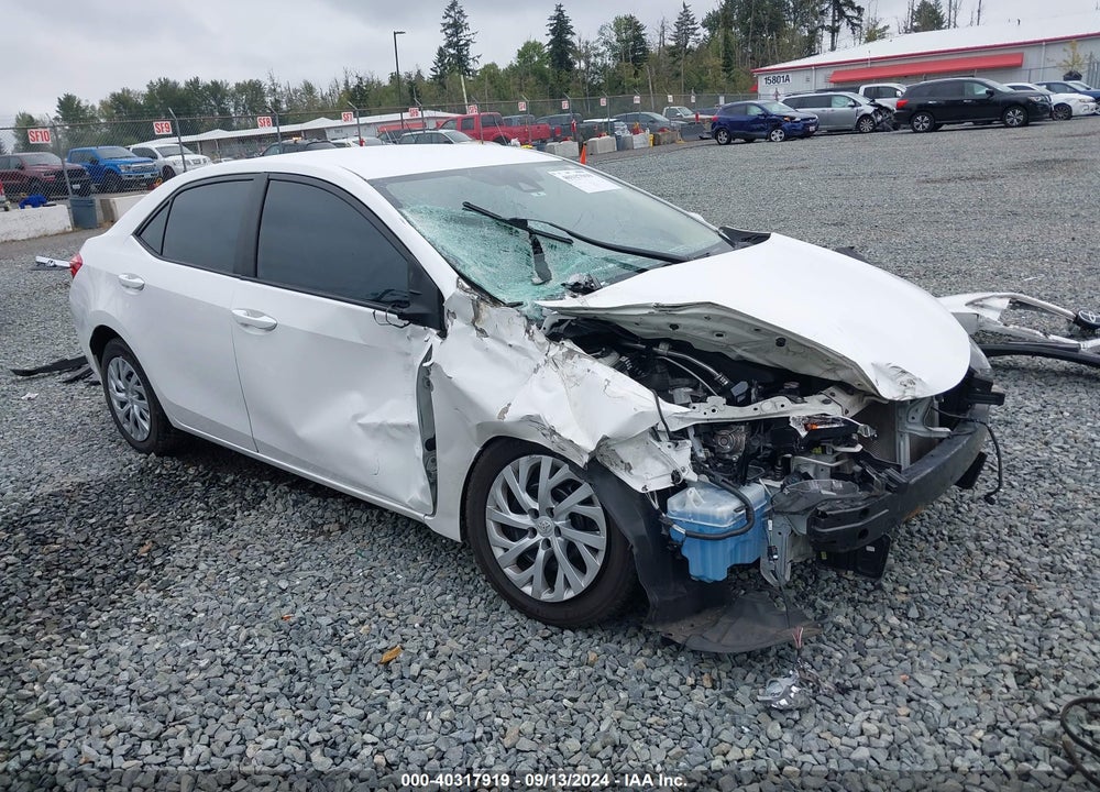 2018 TOYOTA COROLLA LE VIN: 2T1BURHE6JC096936
