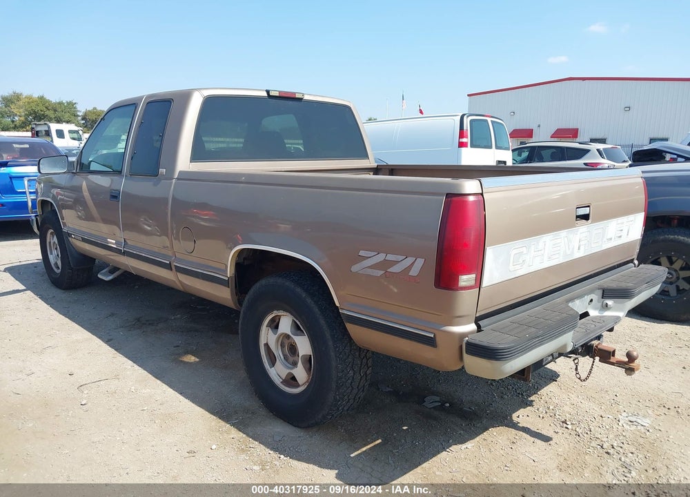 1997 CHEVROLET K1500 FLEETSIDE VIN: 2GCEK19R6V1184573