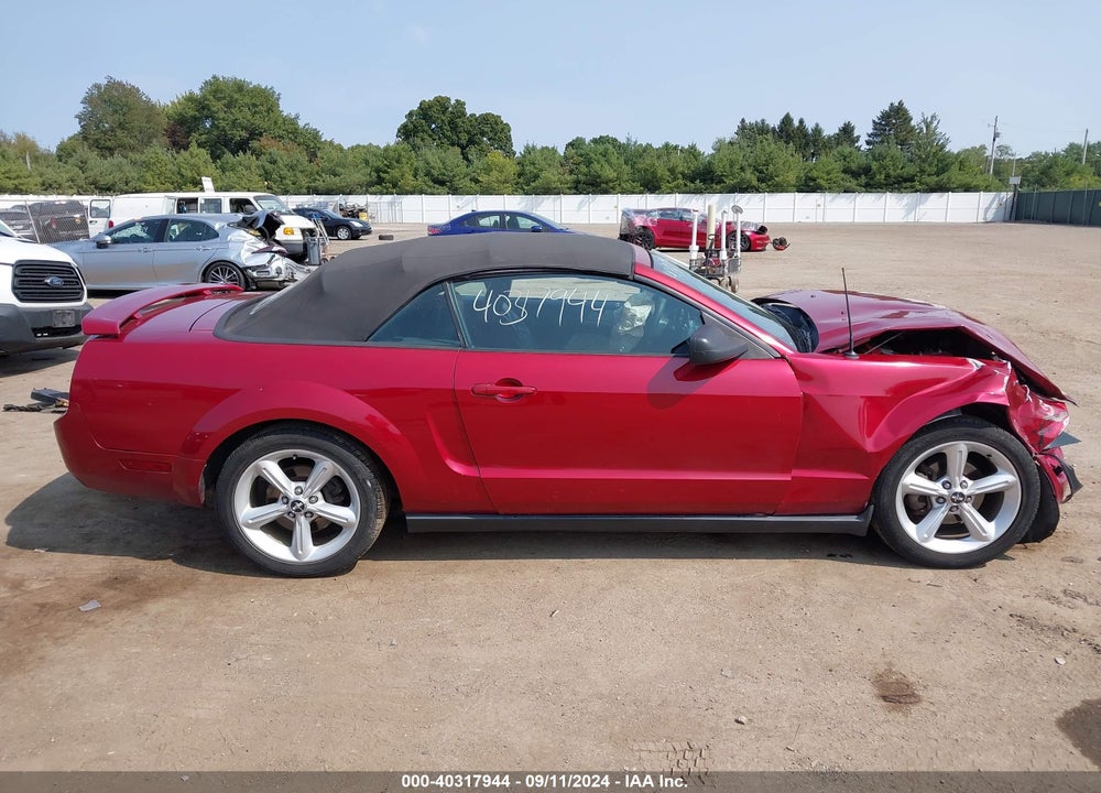 2006 FORD MUSTANG V6 VIN: 1ZVFT84N865107439