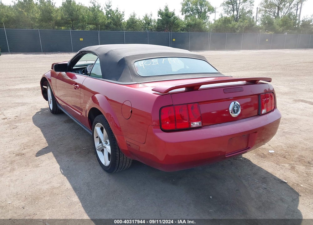2006 FORD MUSTANG V6 VIN: 1ZVFT84N865107439