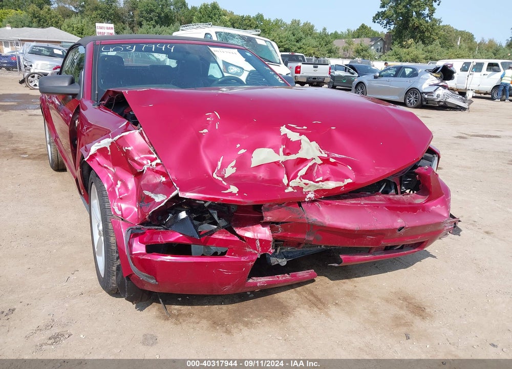 2006 FORD MUSTANG V6 VIN: 1ZVFT84N865107439